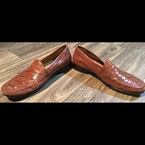 Men’s Brass Boot Walking Glove Dress Shoes Size 12